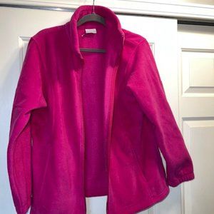 NWOT - Plus Size Hot Pink Columbia Zip Up
